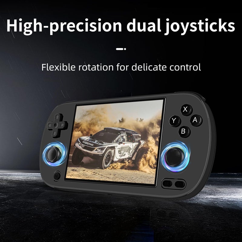 Aivuidbs RG40XX H Handheld Game Console RG40XXH Retro Gaming Console 4.0'' IPS Screen with 64G TF Card Pre-Installed Games Linux System Supports 5G WiFi Bluetooth HDMI and TV Output New Emulator RG40XX Black - Image 4